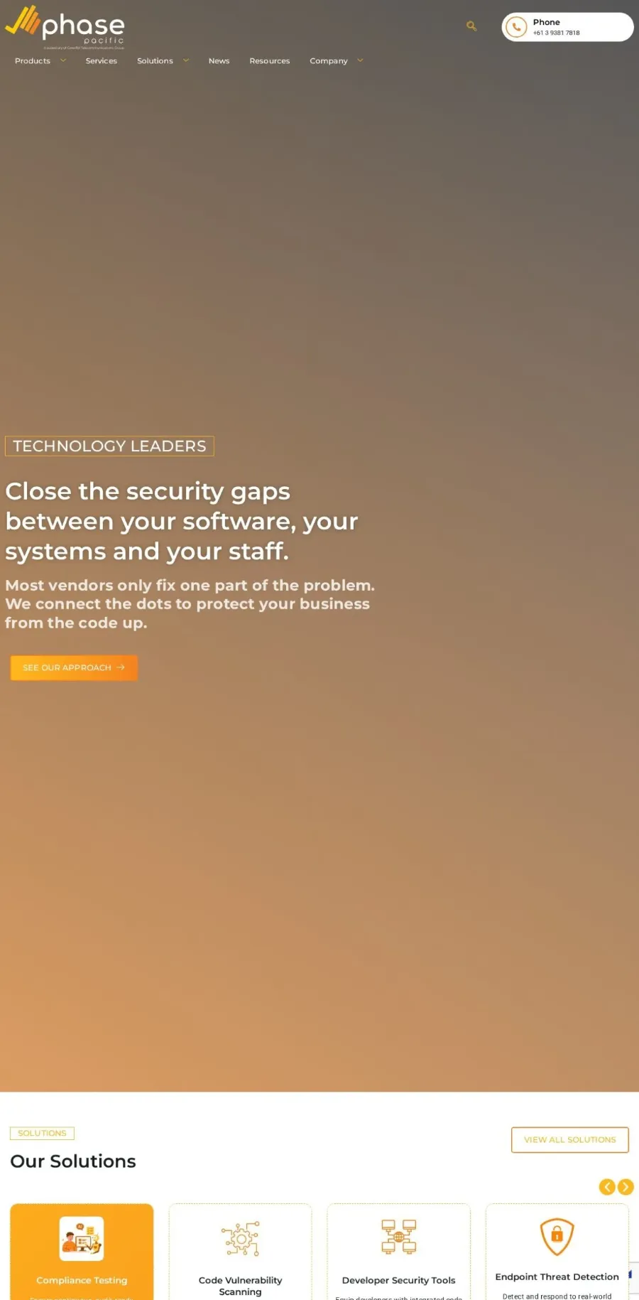Phase Pacific website