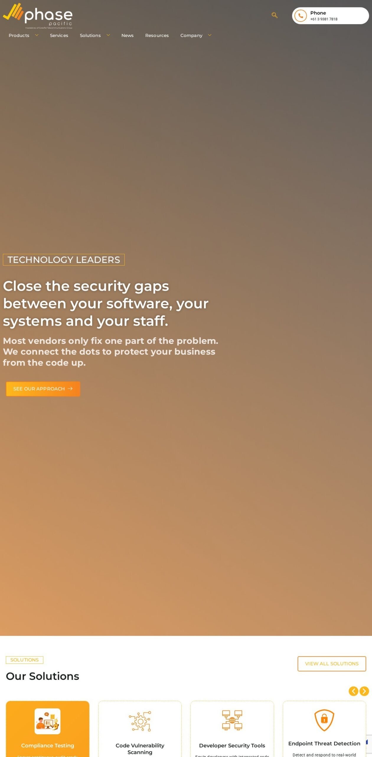 Phase Pacific website
