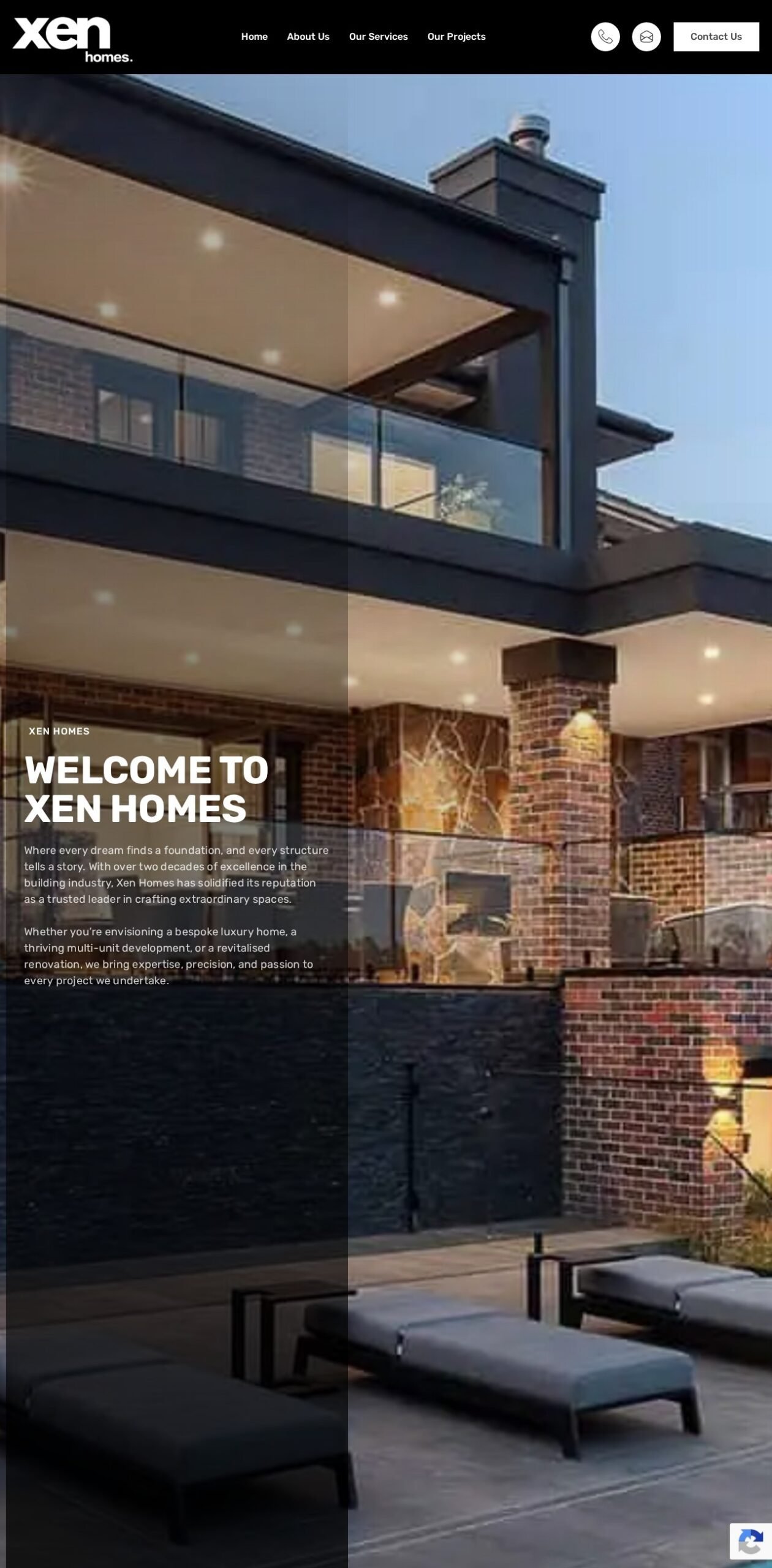 Xen Homes website